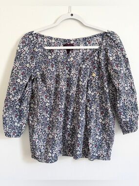 J. Crew Liberty Fabric June’s Meadow Top Size XS Floral